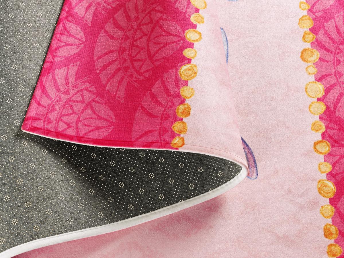 Kinderteppich Prinzessin Lillifee Rosa 80x150 Cm - Pink/Rosa, Trend, Textil (80/150cm)
