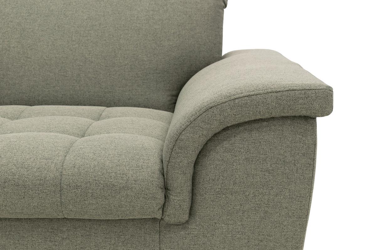 Polstersessel Mit Armlehnen Franzi Webstoff Silberfarben - Chromfarben/Graubraun, KONVENTIONELL, Textil (120/81/105cm) - MID.YOU