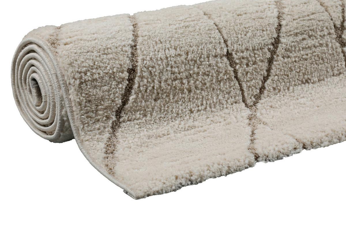 Webteppich Pelle Olsson Beige 160x230 Cm - Beige, Design, Textil (160/230cm) - WECON HOME