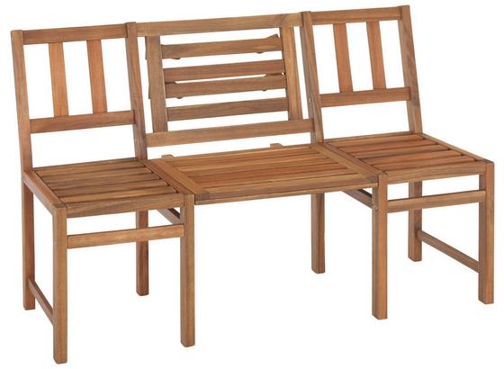 Gartenbank Avignon - Akaziefarben, MODERN, Holz/Metall (131/85/52cm) - Ombra Gartenbank Avignon - Akaziefarben, MODERN, Holz/Metall (131/85/52cm) - Ombra