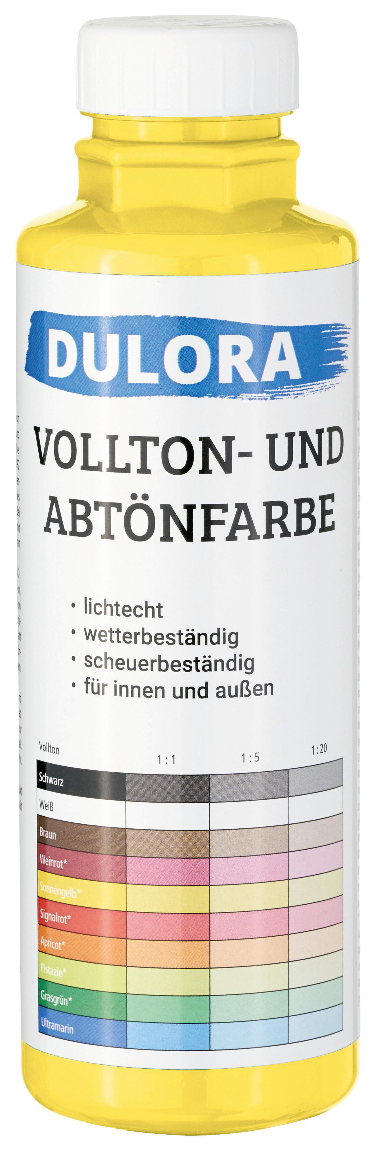 Abtönfarbe Sonnengelb 500 ml für 3 M2 Dispersionsfarbe - Basics (0,5l) - Dulora