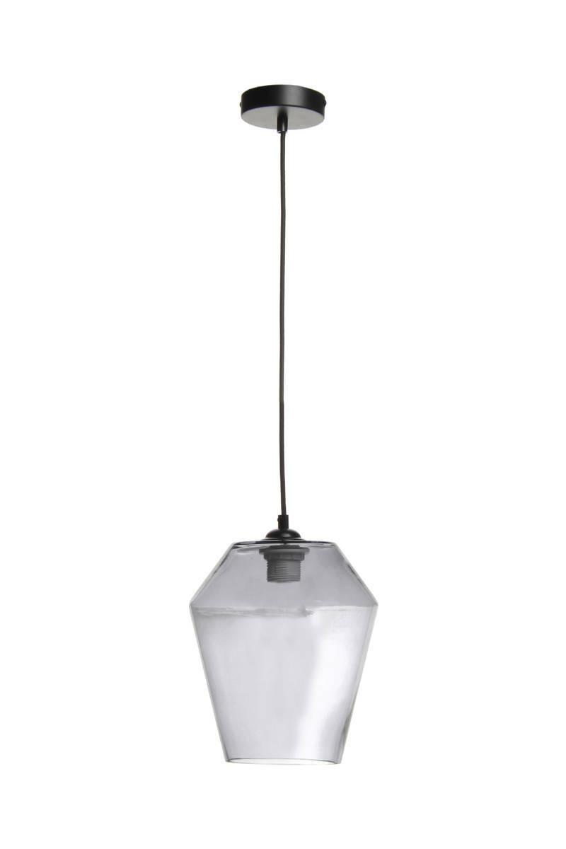Hängeleuchte Planta H: 30 cm 1-Flammig - Grau, Trend, Glas (21/30/21cm) - Kayoom