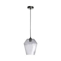 Hängeleuchte Planta H: 30 cm 1-Flammig - Grau, Trend, Glas (21/30/21cm) - Kayoom