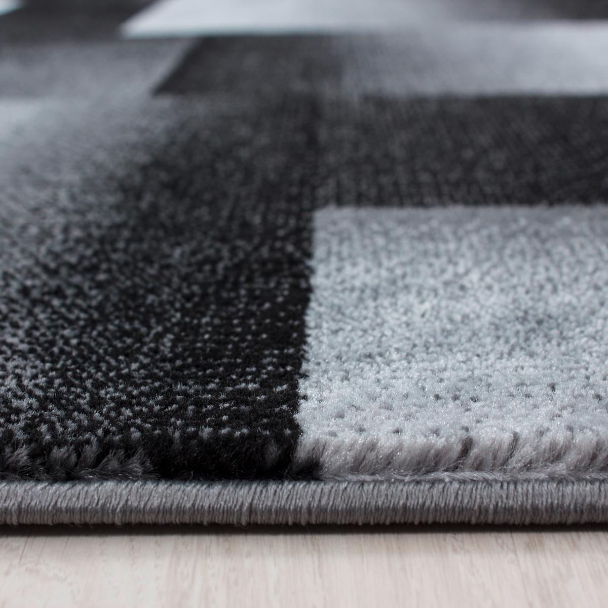 Flachwebteppich Miami - Schwarz, Design, Textil (140/200cm) - Novel