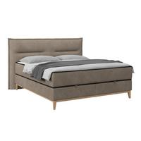 Boxbett Smile inkl. Matratze 160x200 - Taupe, KONVENTIONELL, Holz/Holzwerkstoff (160/200cm) - James Wood