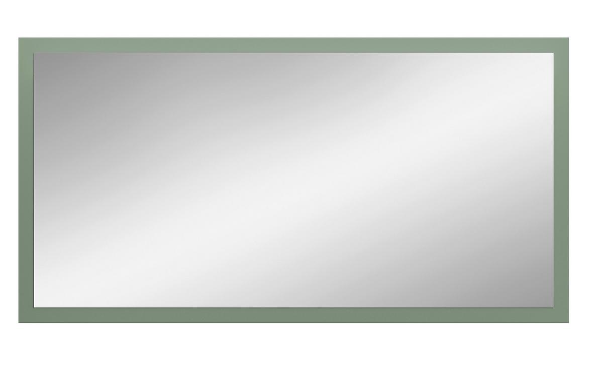 Spiegel Station Graugrün B: 106cm - Graugrün, Design, Glas/Holzwerkstoff (106/55/2cm) - MID.YOU