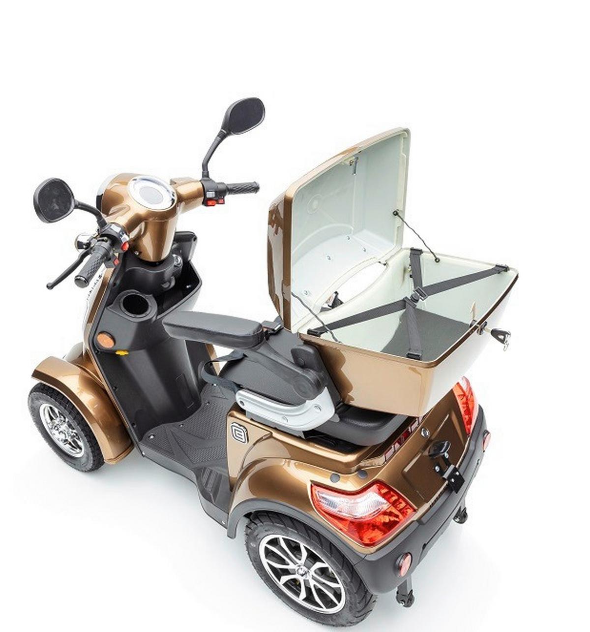 ELEKTROMOBIL E-J4000-BROWN - Goldbraun, Basics, Metall (146/70/100cm)