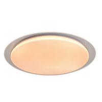 Led-deckenleuchte Locarno Ø 46 Cm Mit Farbtemperaturwechsler - Klar/Weiß, Basics, Kunststoff/Metall (46/7cm) - Näve