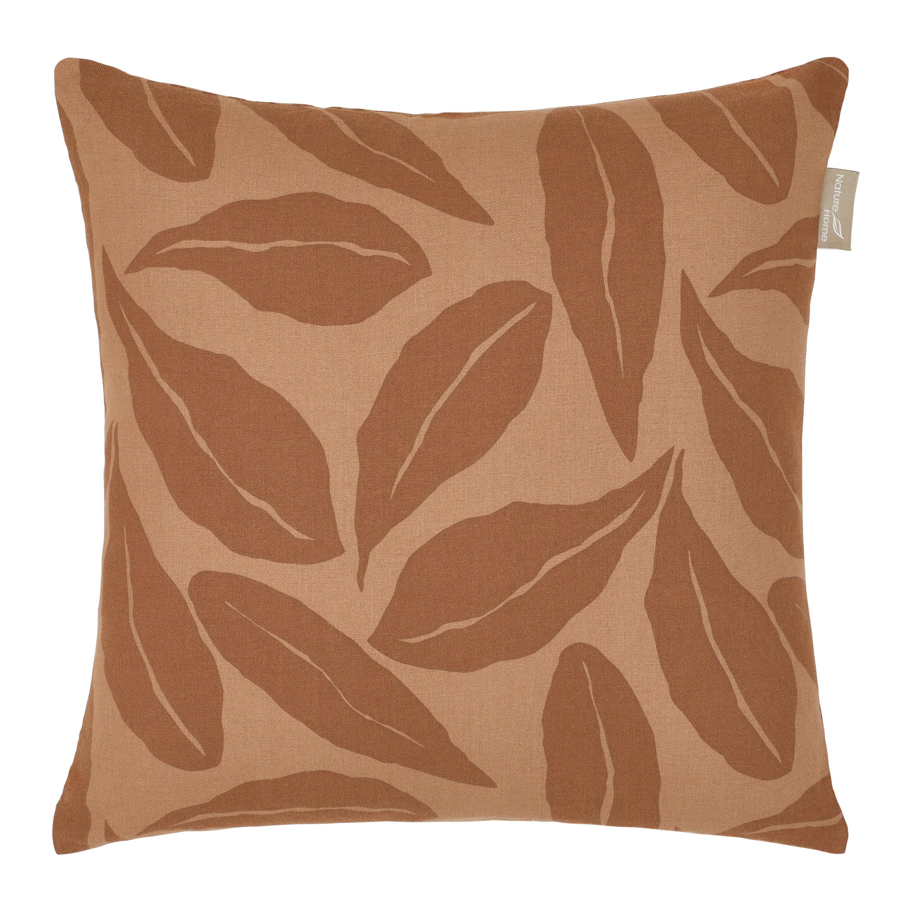 DEKORAČNÝ VANKÚŠ NATURE HOME WENDE - hnedá, textil (45/45cm) - Mömax