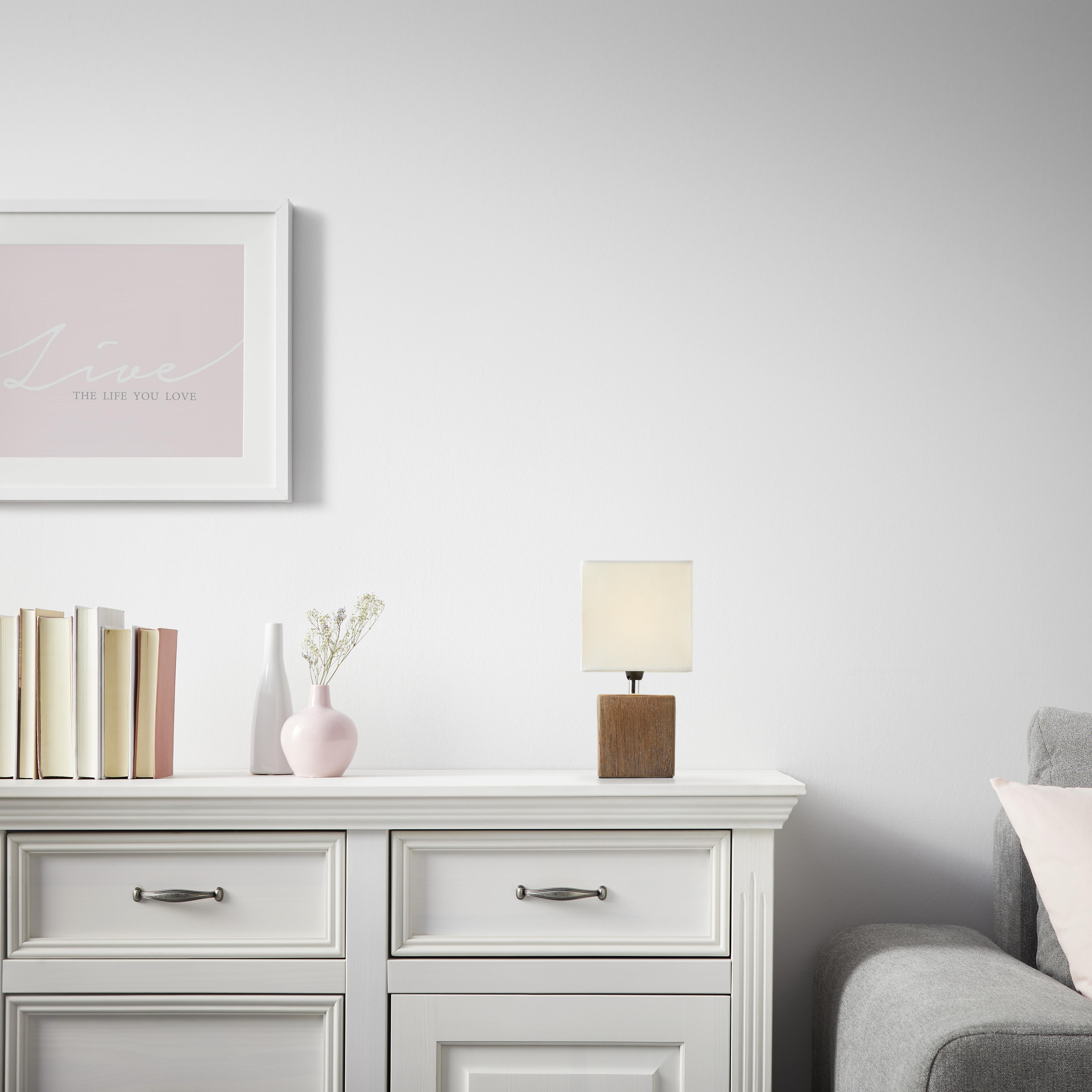 Stolní lampa Wanda V: 28,5cm, 25 Watt - tmavě hnědá/béžová, Moderní, textil/keramika (15,5/28,5cm) - Mömax