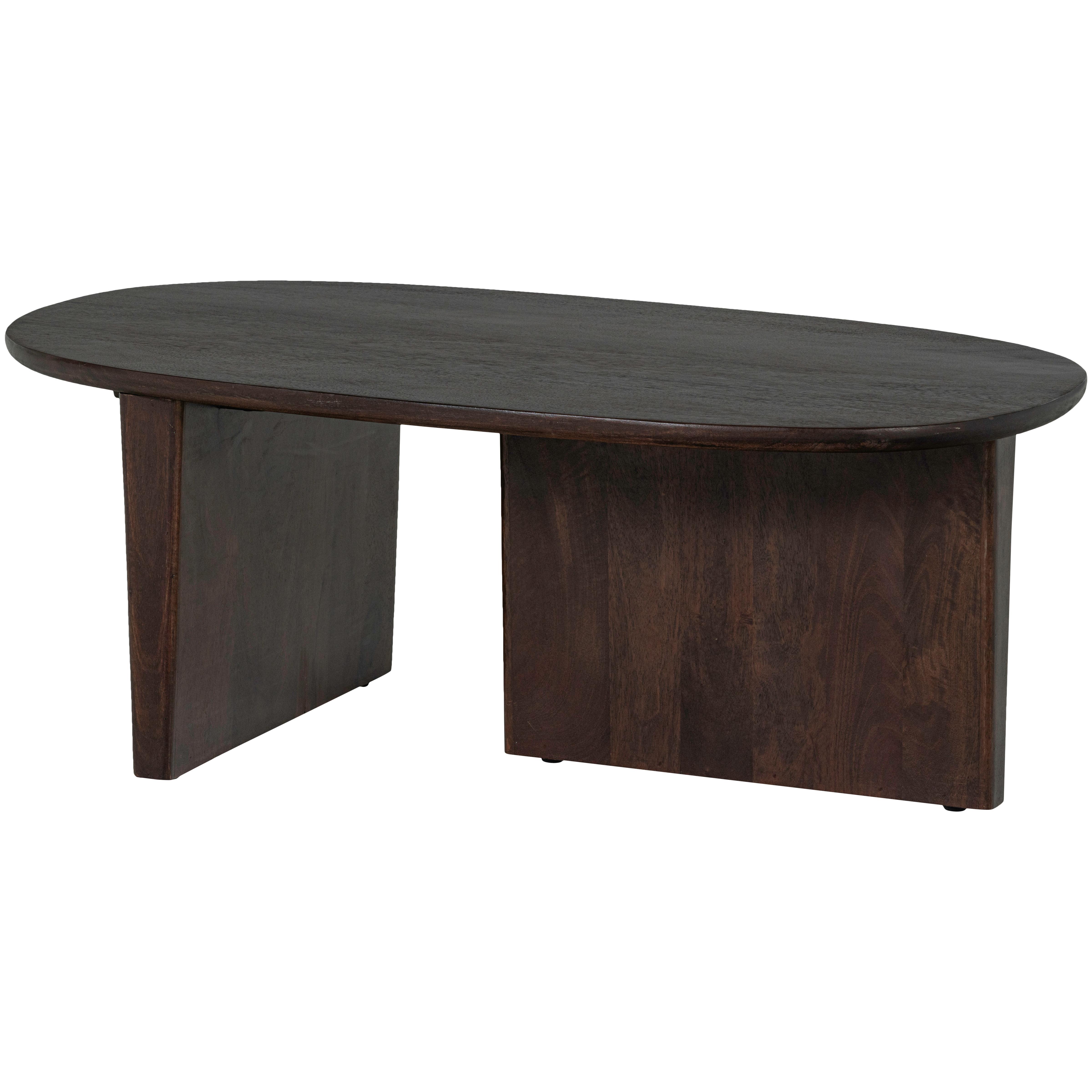 Couchtisch Seam Walnussfarben B: 110 cm - Walnussfarben, Design, Holz (110/60/40cm) - Livetastic