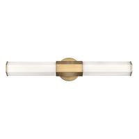 Bad-wandleuchte Facet Ip44 2-Flammig In Messingfarben - Messingfarben, Design, Glas/Metall (65,9/12,7/10.5cm) - Elstead Lighting