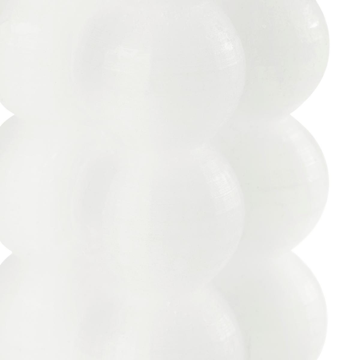 Stumpenkerze Rutlieb Weiß DxH: 5,5x12 cm - Weiß, MODERN, Naturmaterialien (5,5/12cm) - Luca Bessoni