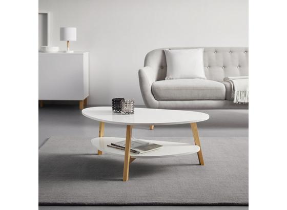 Konferenčný Stolík Enno - biela/farby pínie, Moderný, drevo (92/50/37cm) - Modern Living Konferenčný Stolík Enno - biela/farby pínie, Moderný, drevo (92/50/37cm) - Modern Living