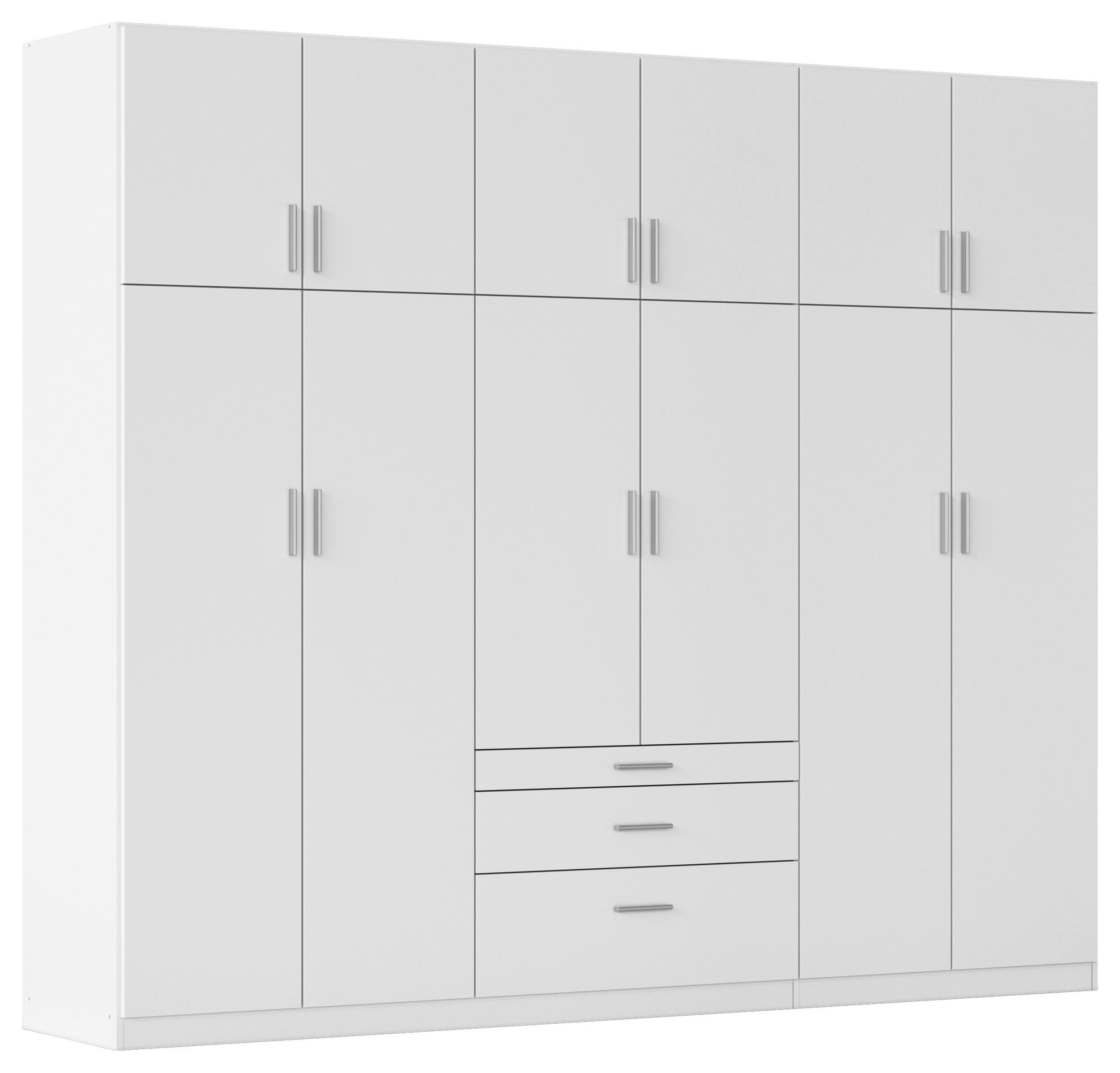 Drehtürenschrank Hildesheim Weiß B: 271 Cm - Weiß, Design, Holzwerkstoff (271/229/54cm) - Rauch Möbel