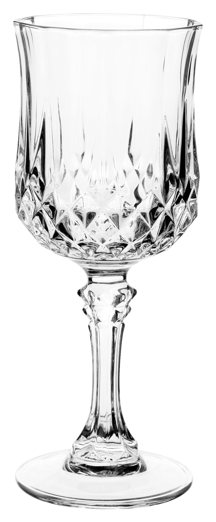 Weinglas Longchamp Transparent 6er-Set Je Ca. 170 Ml - Transparent, Basics, Glas (170ml) - Mäser