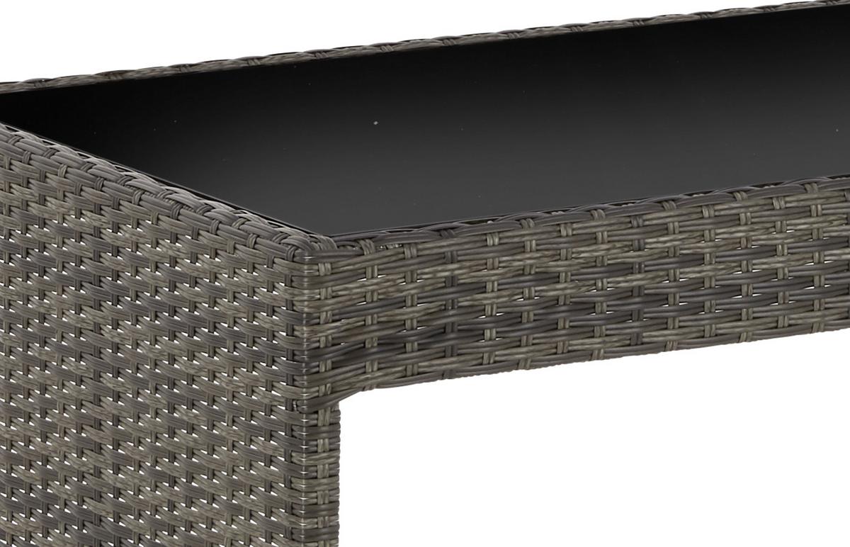 Kerti Szett Emma - barna/fekete, Modern, műanyag/textil - Luca Bessoni