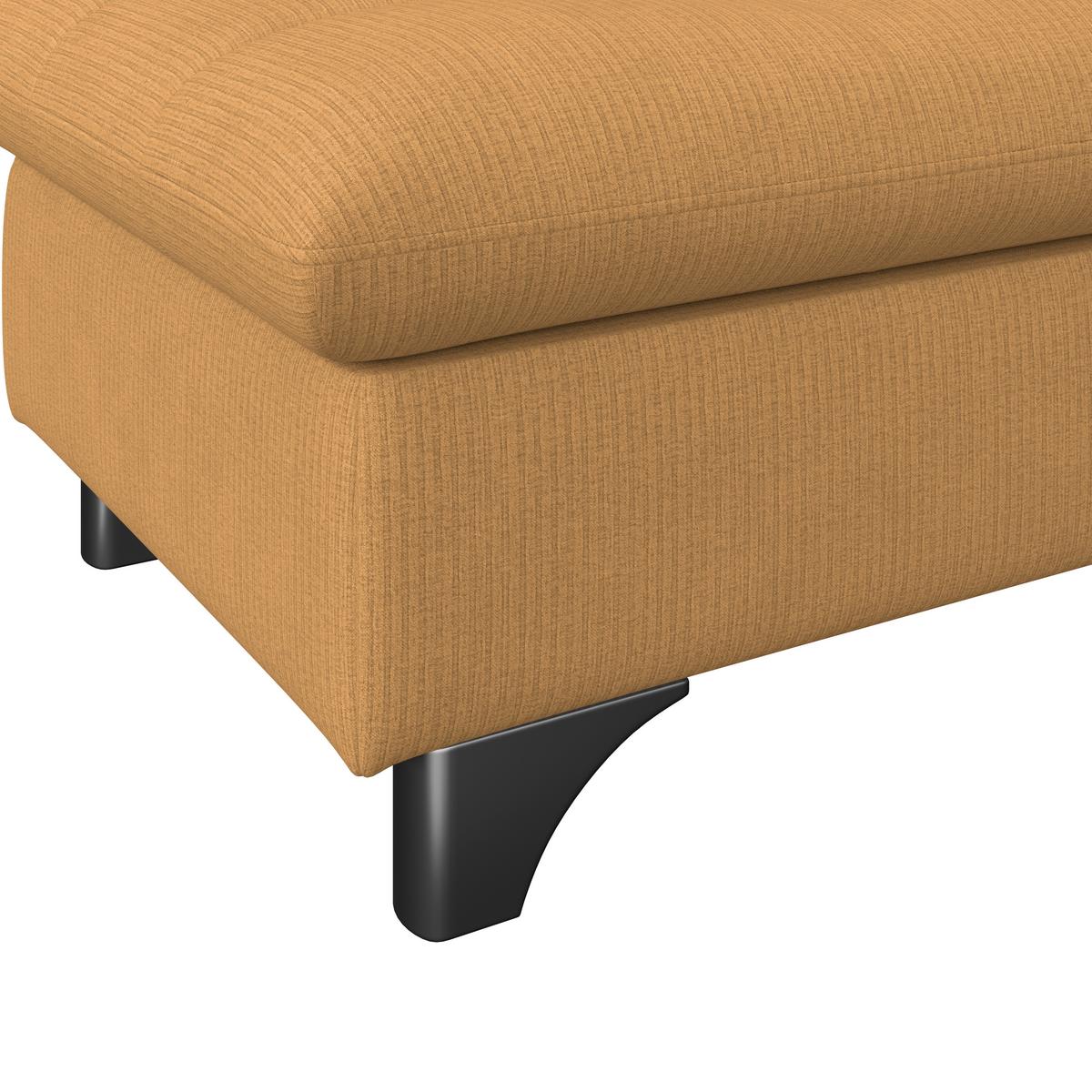 Hocke Gemini Goldfarben, B: 108cm - Chromfarben/Goldfarben, KONVENTIONELL, Textil (108/46/108cm)