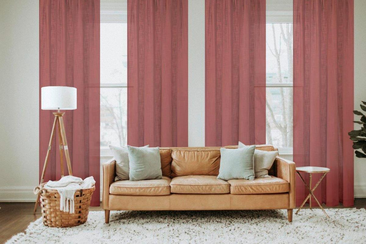 Ösenvorhang Softy - Beere, Basics, Textil (140/160cm)