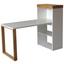 Písací Stôl Organizer - prírodné farby/biela, Štýlový, kov/drevo (140/114/63,8cm) - Premium Living Písací Stôl Organizer - prírodné farby/biela, Štýlový, kov/drevo (140/114/63,8cm) - Premium Living