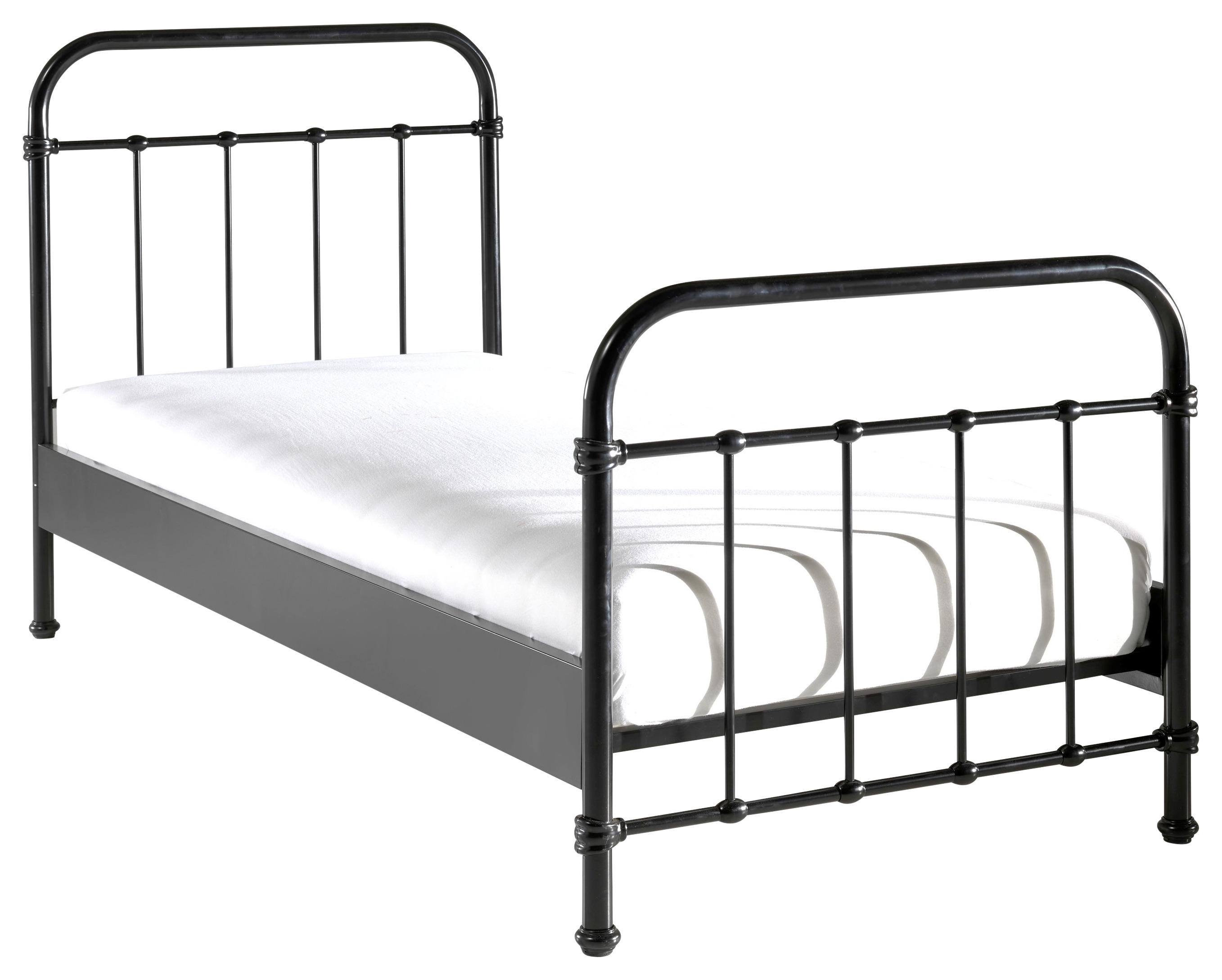 Металлическая кровать с матрасом купить. Кровать Vipack New York. Кровать икеа 90х200 железная. Кровать ikea металлическая односпальная 90х200. Кровать at-233, 90*200 см (Single Bed).