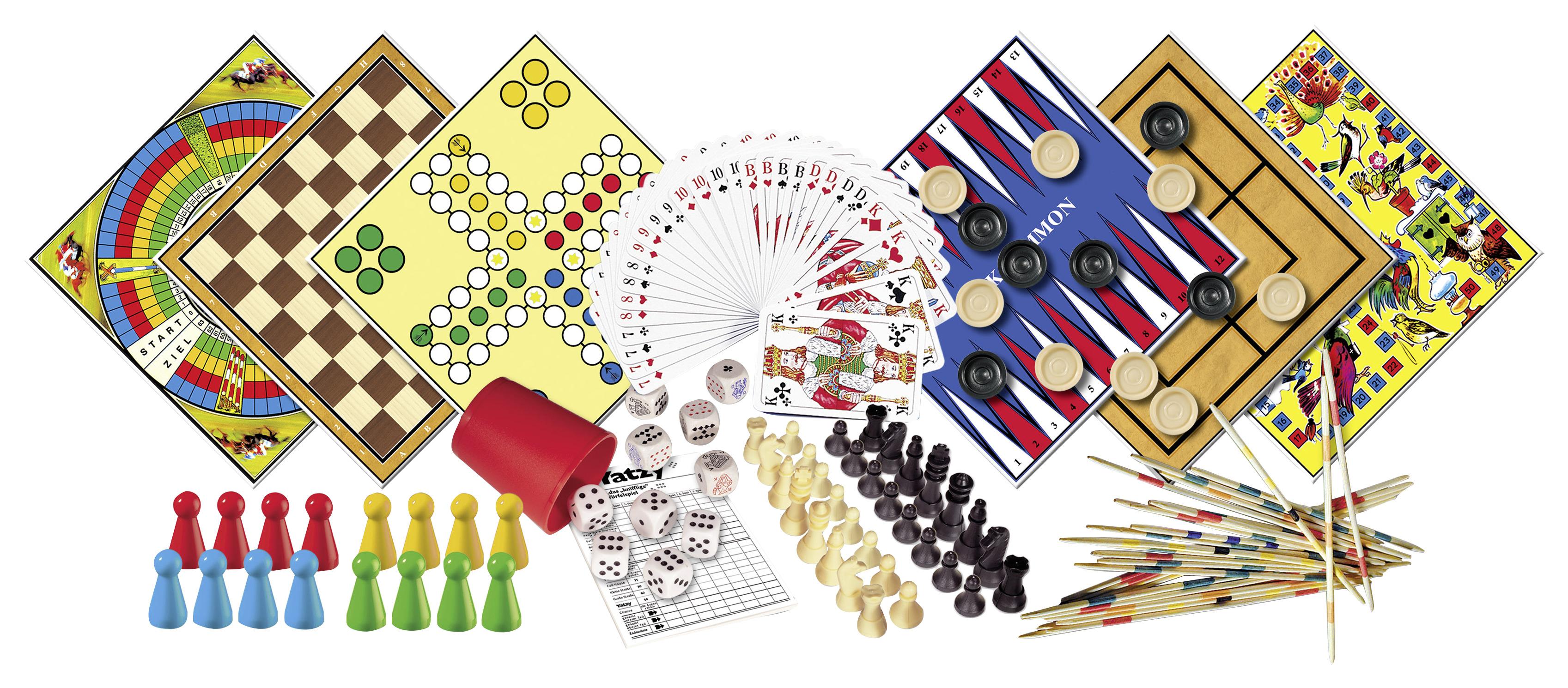 Noris Spielesammlung Spieleklassiker Ab 6 Jahren - Multicolor, Basics, Karton/Papier (5,3/36,8/27cm)