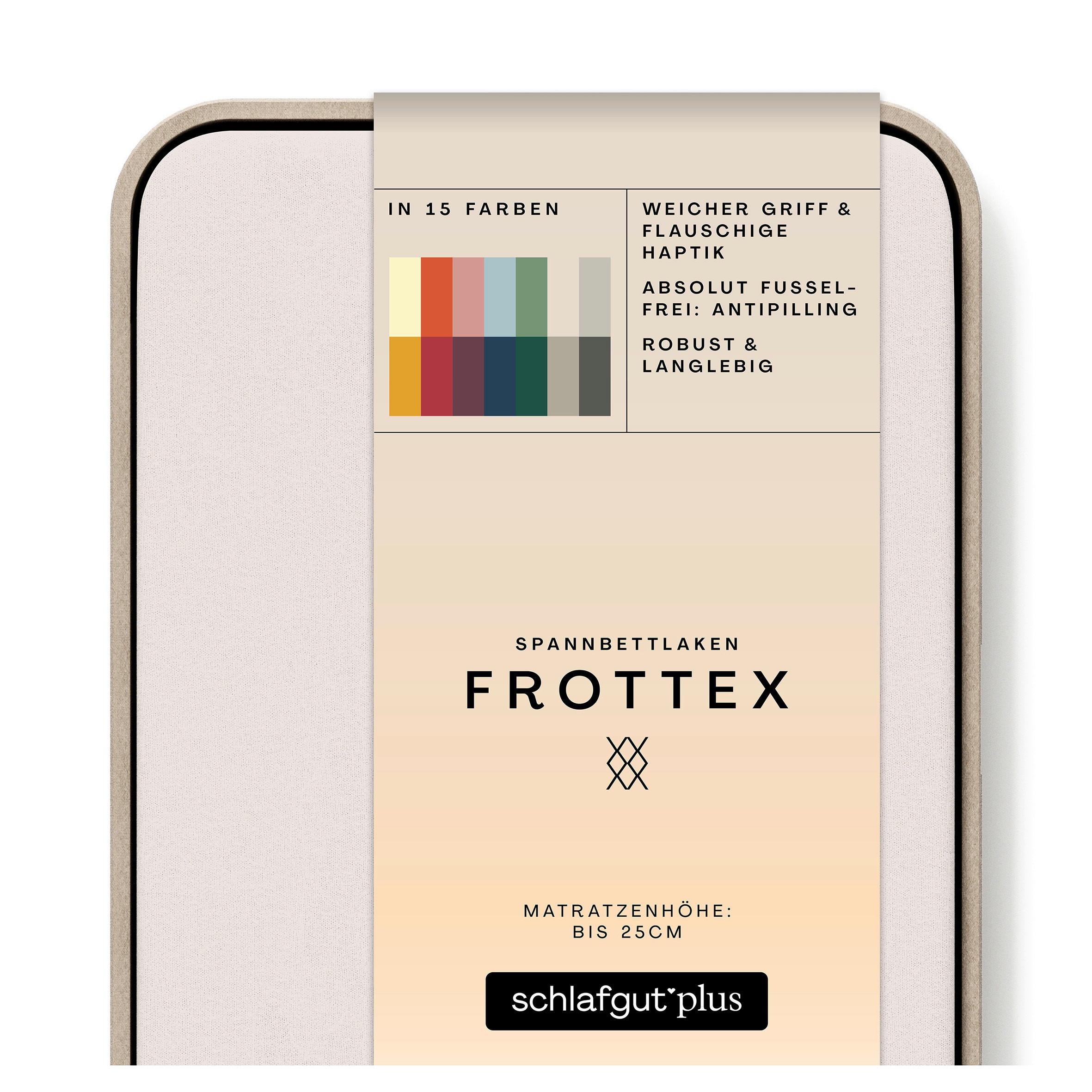 Spannleintuch Frottee Beige 130x200 cm - Beige, Basics, Textil (130/200cm) - Schlafgut