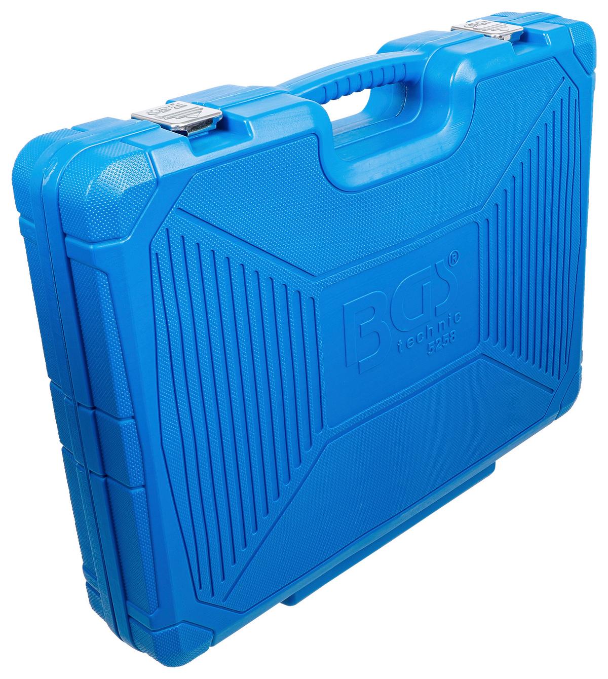 Steckschlüssel-Satz 21-Teilig Blau/Schwarz/Silberfarben - Blau/Silberfarben, Basics (54,2/41/10,8cm)