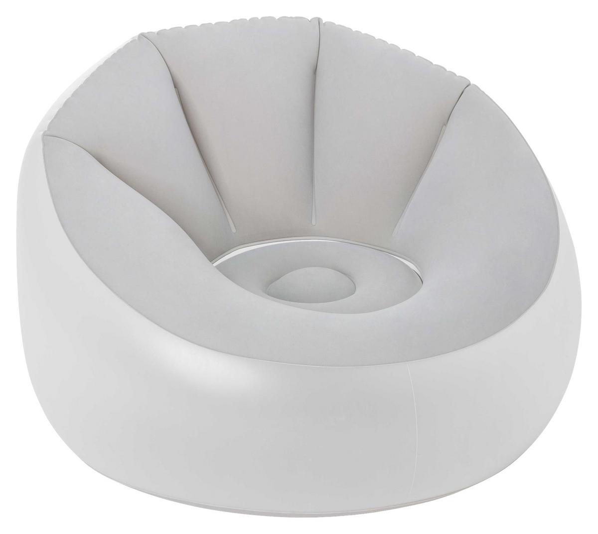 Luftsessel Luxury Outdoor Beige/Transparent mit Led - Transparent/Beige, MODERN, Kunststoff (102/97/71cm) - Bestway