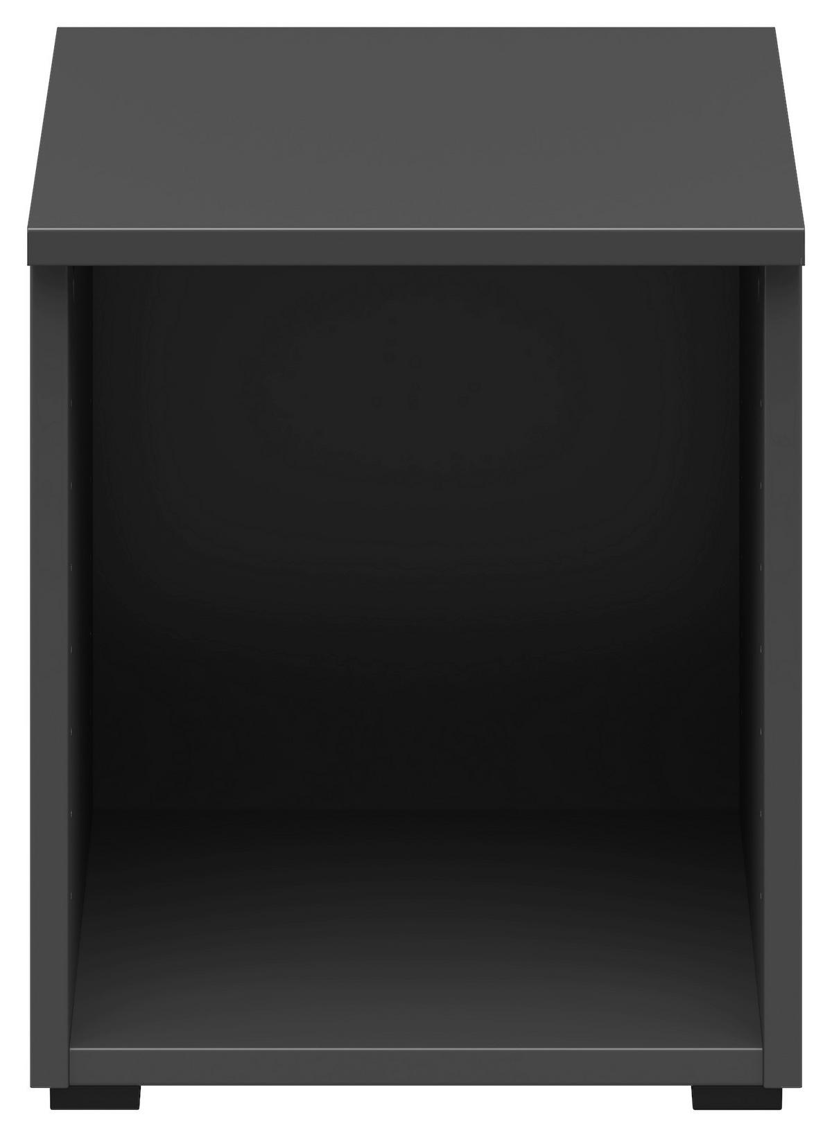 Felsőpolc Multistauraum - grafitszürke, Modern, faalapú anyag (30/35/40cm) - Carryhome