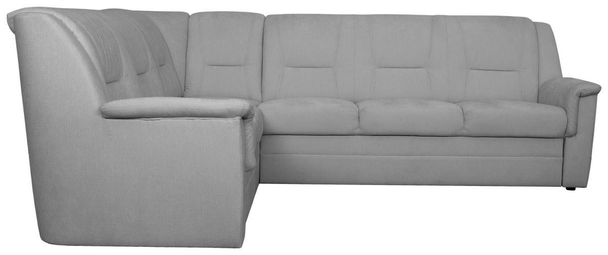 ECKSCHLAFSOFA Rafael, Grau S: 279x224cm - Beige/Schwarz, Trend, Textil (279/224cm)