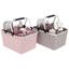 Einkaufskorb Gina Rosa - Hellrosa, KONVENTIONELL, Kunststoff/Metall (41/29/21cm) - Ombra Einkaufskorb Gina Rosa - Hellrosa, KONVENTIONELL, Kunststoff/Metall (41/29/21cm) - Ombra