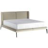 Polsterbett +matratze 180x200 Tessina Now Or Never Cognac - Cognac/Schwarz, MODERN, Textil (180/200cm) - Livetastic