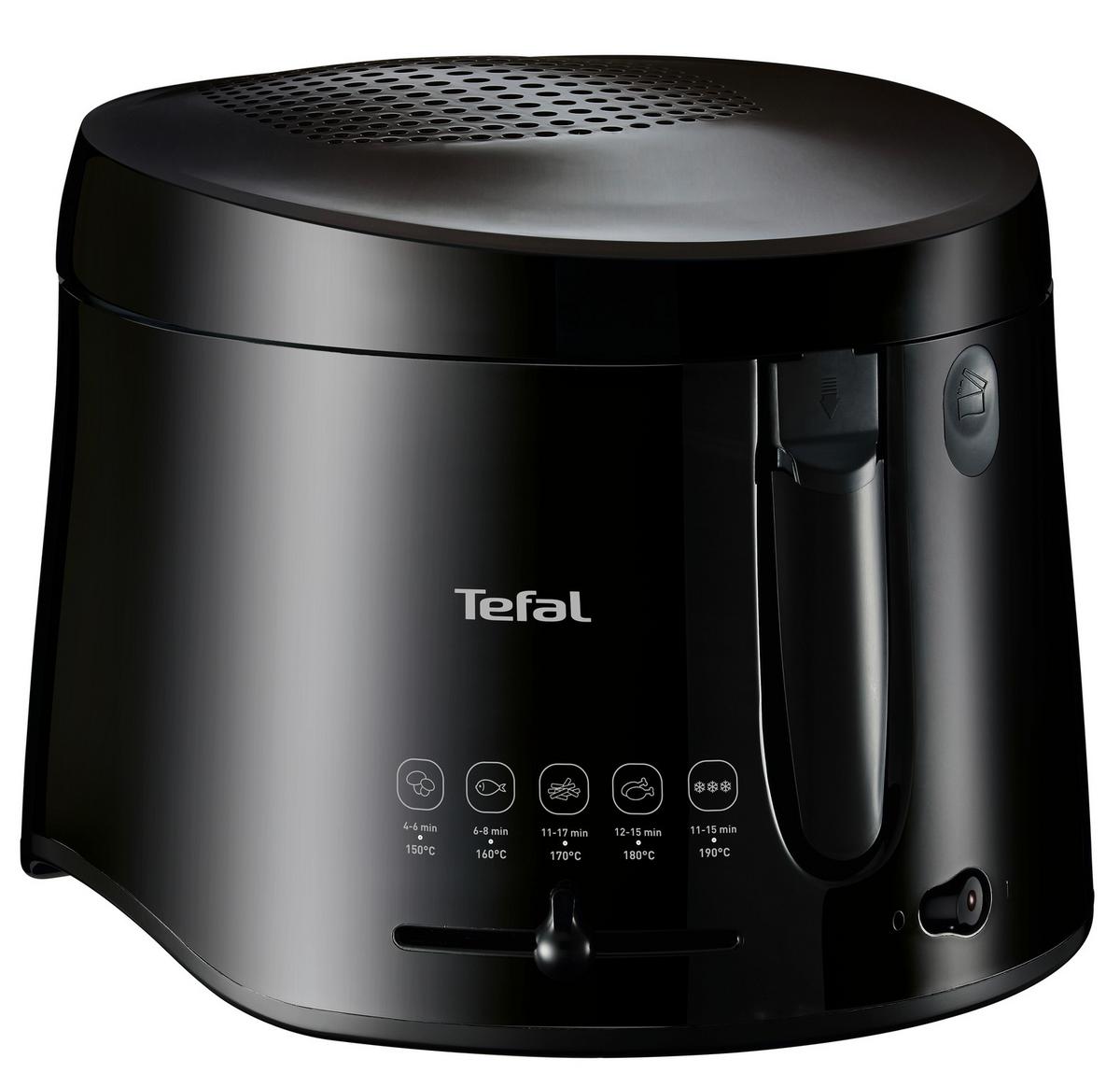 Fritteuse, 1,2kg Fassung,1900W Maxi Fry Ff1078 - Schwarz, Basics, Metall (35/35/26cm) - Tefal