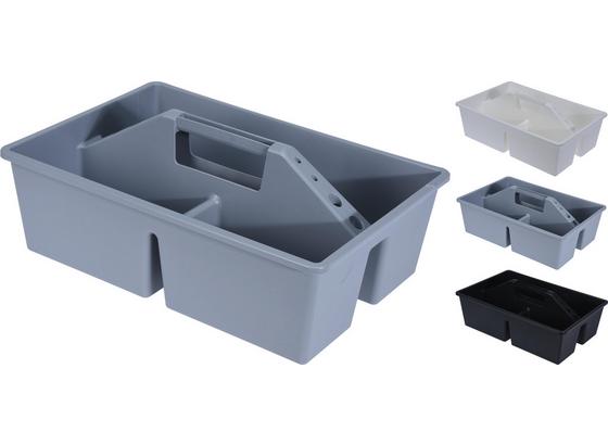 Úložný Box Clean - biela/svetlosivá, plast (38,5/25,5/11,5cm) Úložný Box Clean - biela/svetlosivá, plast (38,5/25,5/11,5cm)