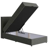 Boxspringbett Naxos 100x200 Soul 2 Anthrazit - Anthrazit/Schwarz, MODERN, Holzwerkstoff/Textil (100/200cm)