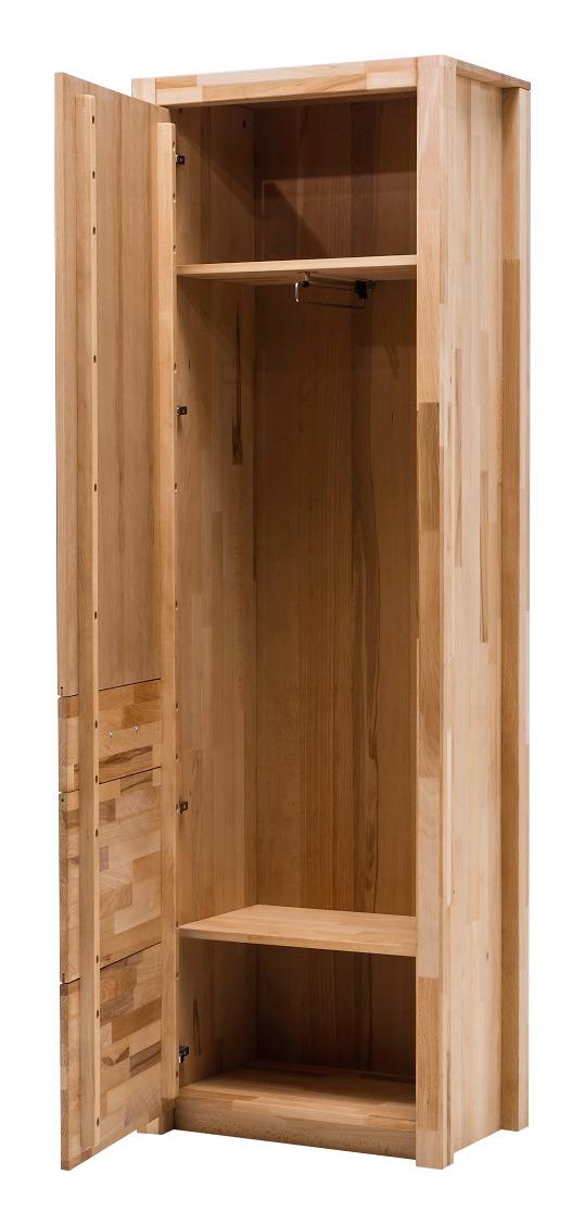 Garderobenschrank Buchefarben, B: 66 cm - Buchefarben, KONVENTIONELL, Holz (66/203/40cm) - MID.YOU