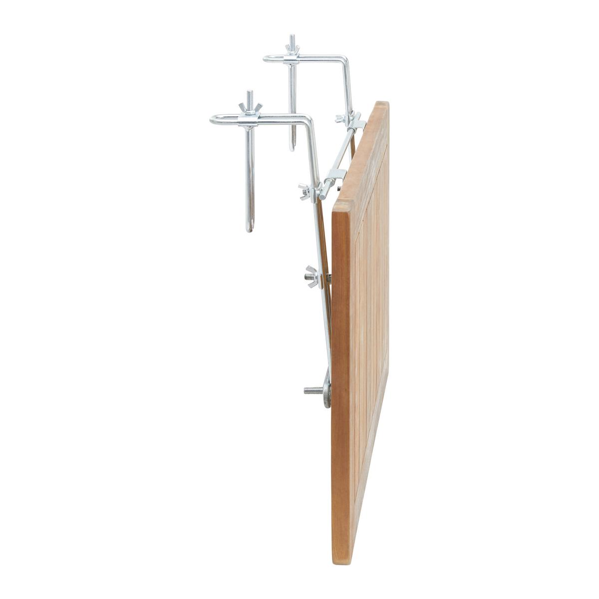 Balkónový stůl Helena - barvy akácie, Moderní, dřevo (60/34/40cm) - Bessagi Garden