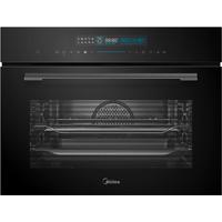 Kompaktbackofen Mek45tbl - Schwarz, Basics, Glas/Metall (59,5/45,4/56,5cm) - Midea