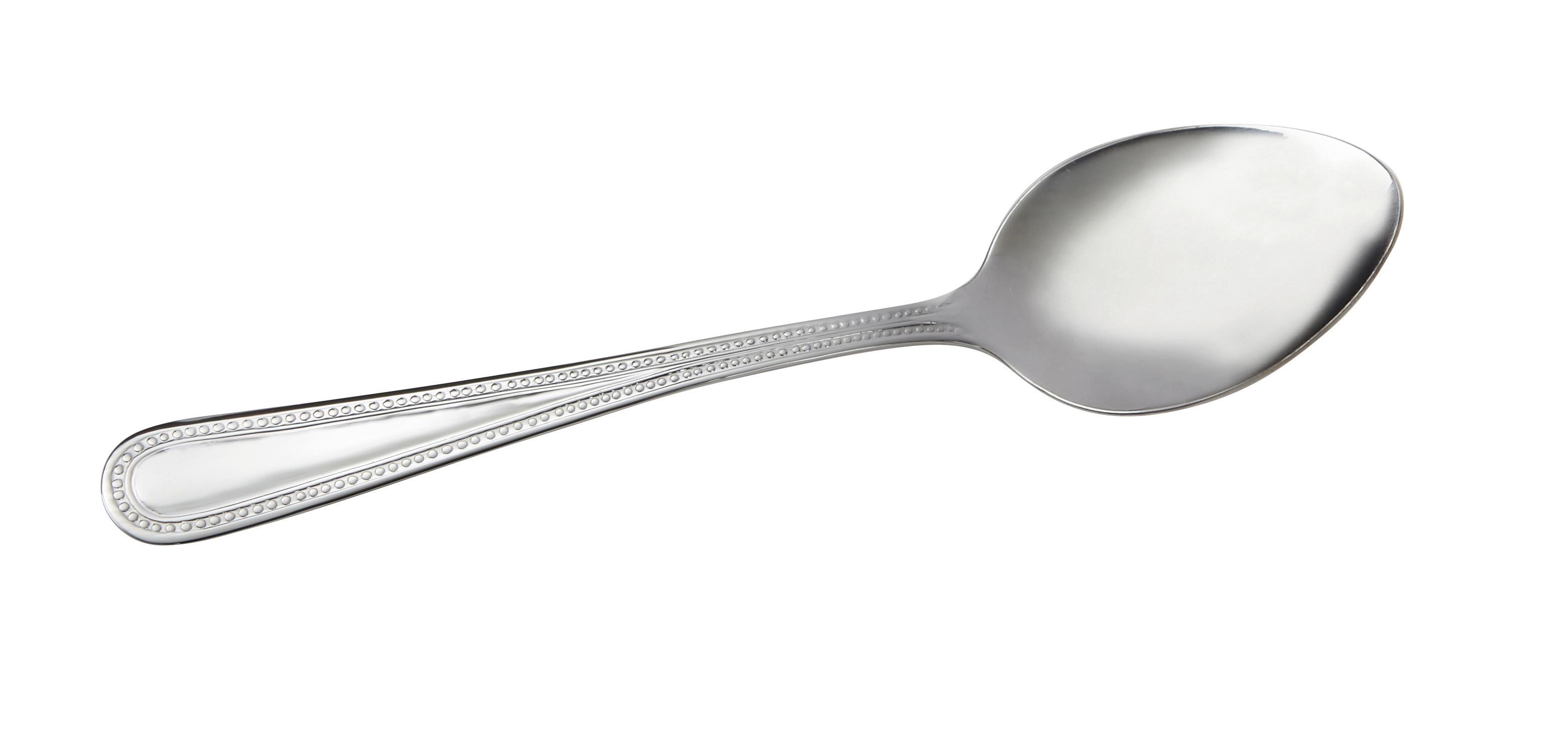 Löffel Jaqueline 4er Set L: ca. 18,9 cm - Edelstahlfarben, KONVENTIONELL, Metall (18,9cm) - Luca Bessoni