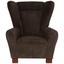 Křeslo Chandler - hnědá, Moderní, kov/dřevo (95/109/97cm) - Ombra Křeslo Chandler - hnědá, Moderní, kov/dřevo (95/109/97cm) - Ombra