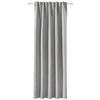 Fertigvorhang Rachelii - Grau, MODERN, Textil (135/245cm) - Luca Bessoni