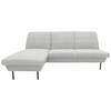 Ecksofa Looks Ix - Silberfarben/Schwarz, Design, Textil (168/214cm) - LOOKS by W.Joop