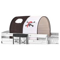 Tunel na hranie čierný/biely Pirát - čierna/biela, Konventionell, kov/textil (100/73/87cm) - MID.YOU