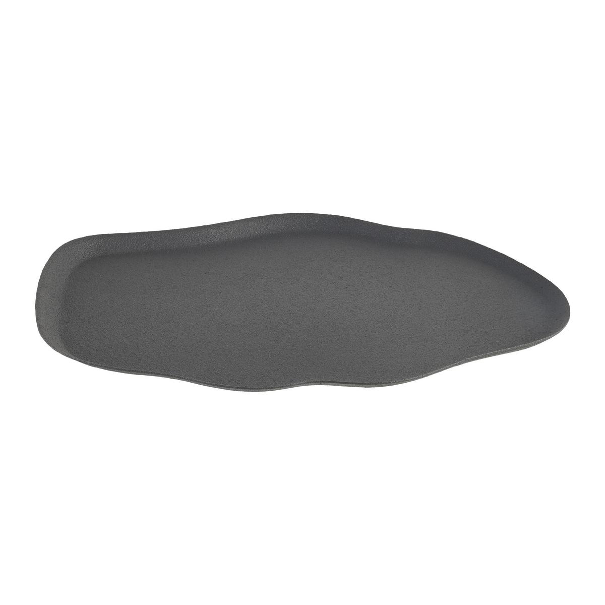 DEKORAČNÝ PODNOS Esana, čierny - čierna, Modern, kov (18/1/13cm) - Modern Living