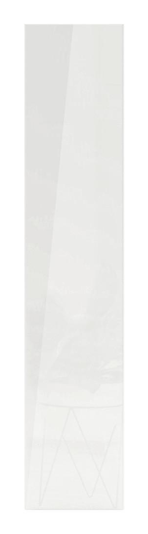 Schranktür Unit B: 45,3 cm Normalhöhe Weiß Hochglanz - Weiß Hochglanz, MODERN, Holzwerkstoff (45,3/202,6/1,8cm) - Ondega