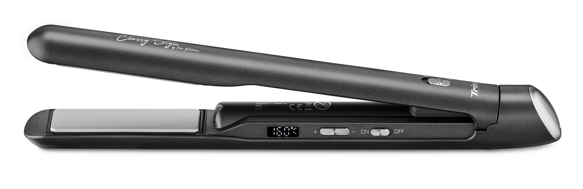 Haarglätter 1313.4310 - Anthrazit, Basics, Kunststoff (32,5/3,6/3,7cm) - Trisa Electronics