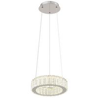 Led Függőlámpa 67162-30 - krómszínű/áttetsző, Konventionell, műanyag/Üveg (30/120cm) - Globo