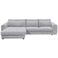 Ecksofa Barura 2s. Urc Hellgrau S: 194/333 Cm - Hellgrau/Schwarz, KONVENTIONELL, Holzwerkstoff/Textil (194/333cm) - MID.YOU