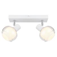 Strahler 54309-2w - Klar/Chromfarben, Design, Glas/Metall (26/10,5/13,5cm) - Globo